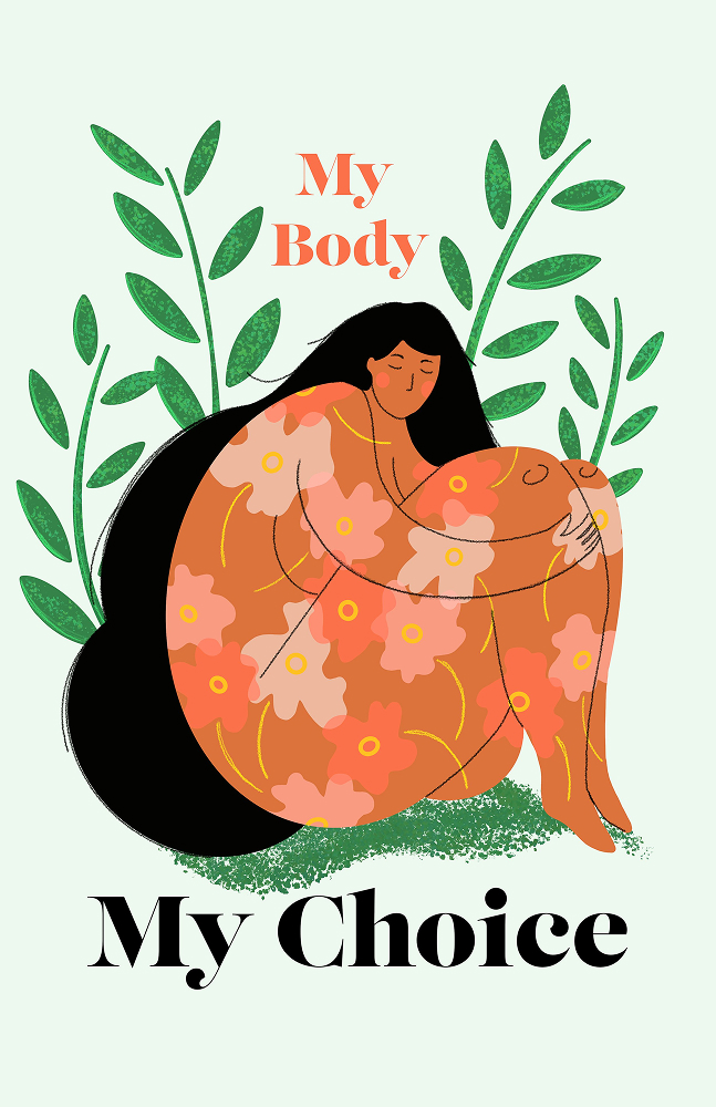 Poster for My Body My Choice movement